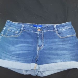 Denim shorts